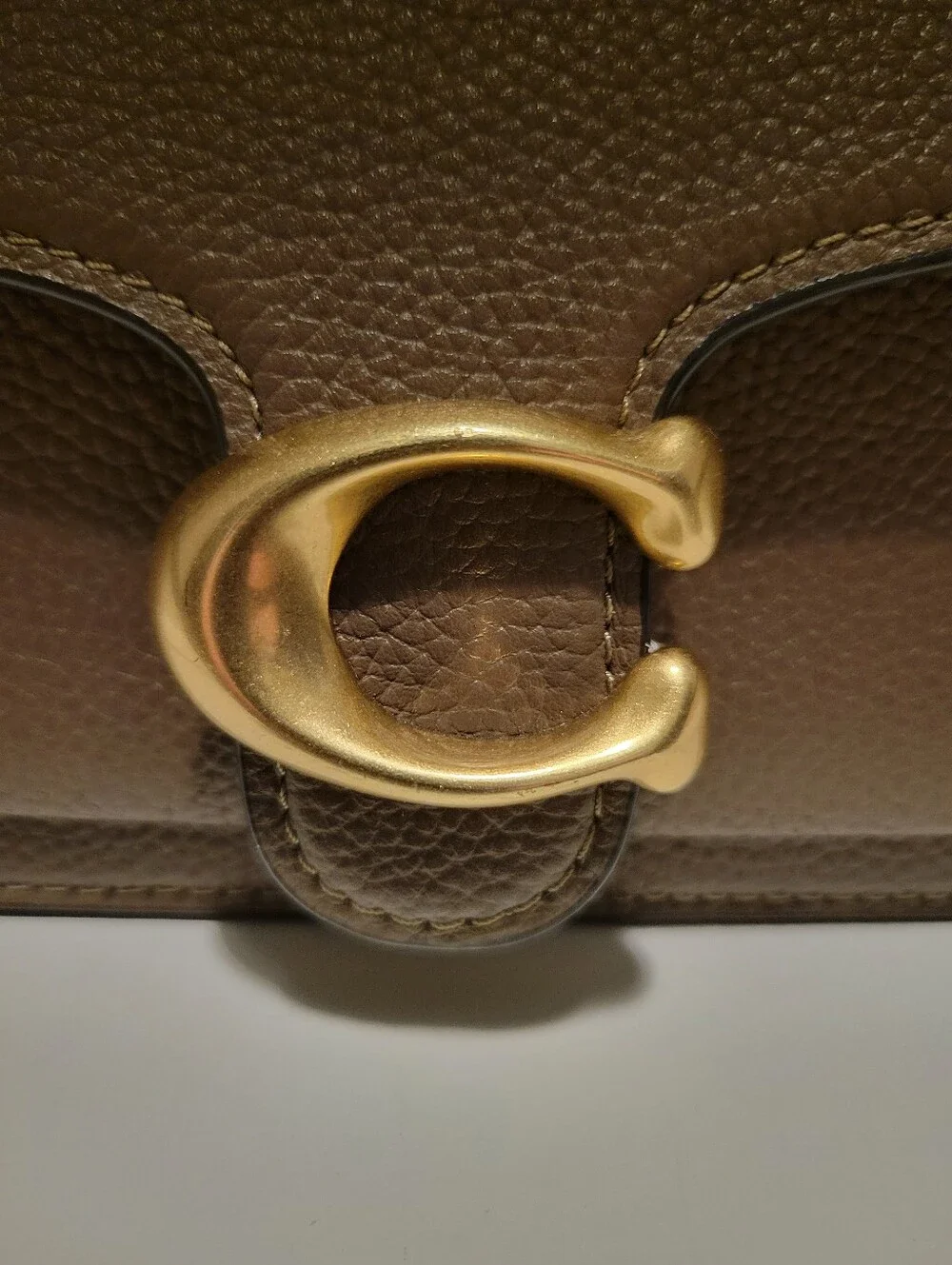 Coach Tabby Shoulder Bag 20 Dark Stone Leather CY201